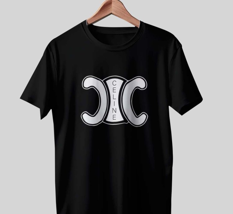 Celine Paris Logo Mens Shirt SIze USA