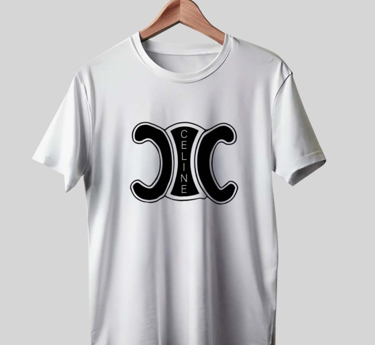 Celine Paris Logo Mens Shirt SIze USA