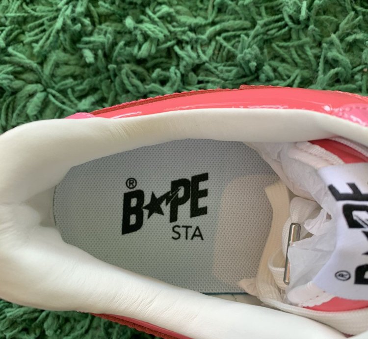 Bape Pink Bapestas