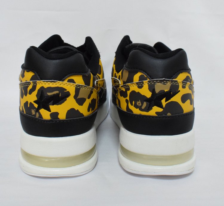BAPE ROAD STA black yellow