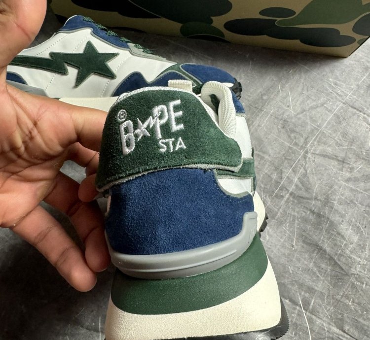 BAPE ROAD STA EXPRESS 2 WHITE NAVY