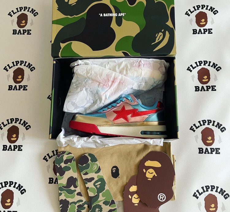 BAPE ROAD STA PINK