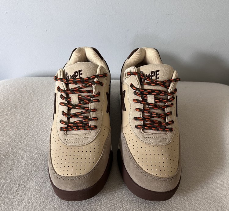 Bape Roadsta Sneakers in Beige Brown