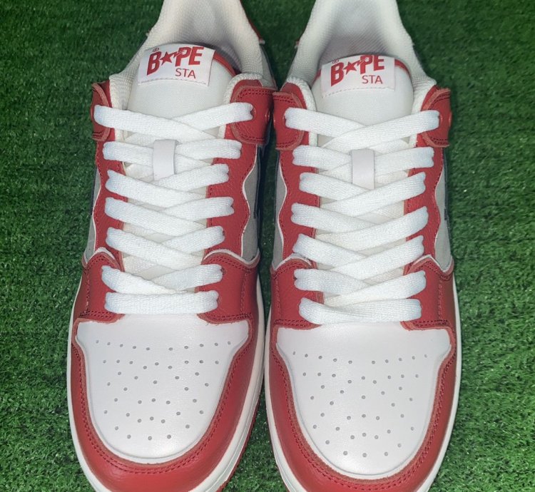 BAPE SK8 STA 1 RED SIZE 10