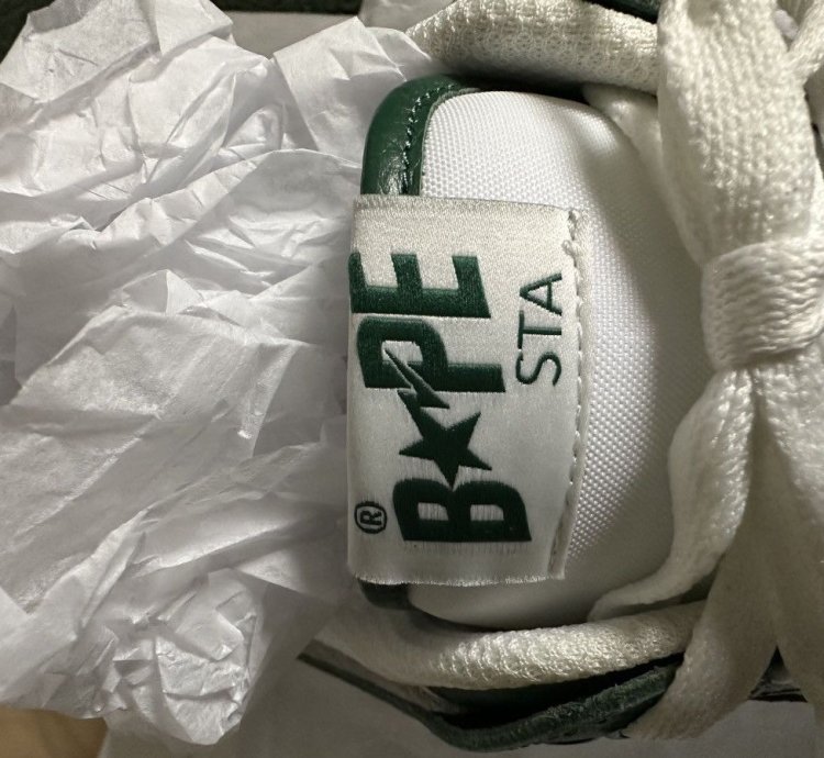 BAPE SK8 STA 1 Sneakers Green and Black