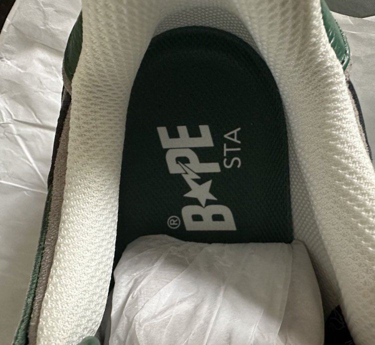 BAPE SK8 STA 1 Sneakers Green and Black