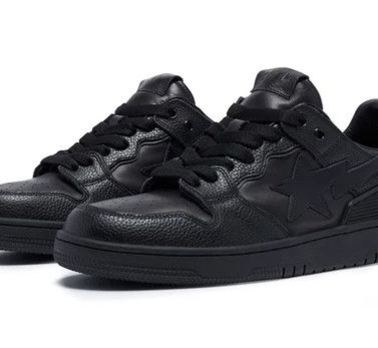 BAPE SK8 STA 3 BLACK SIZE 12