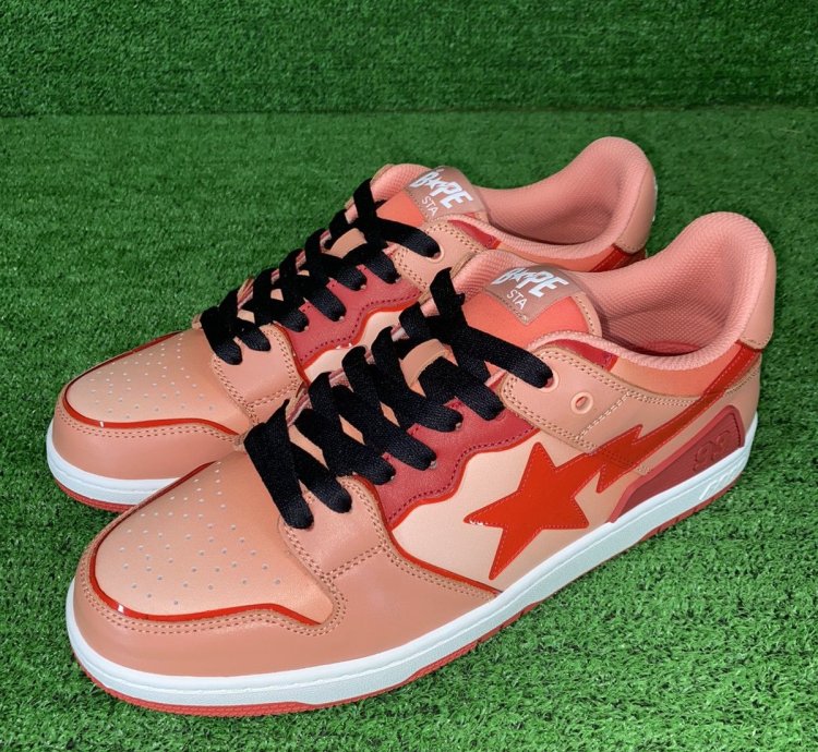 BAPE SK8 STA 5 ORANGE SIZE 7
