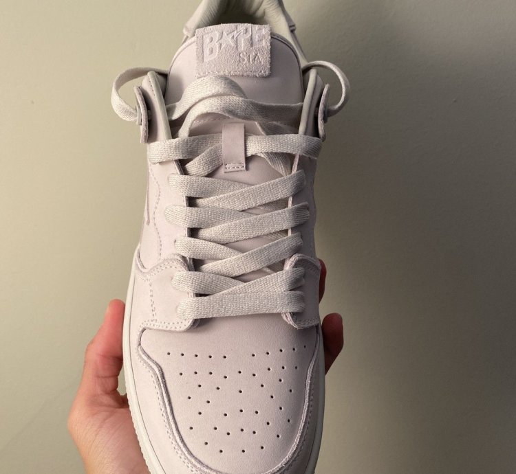 Bape sk8 sta all white