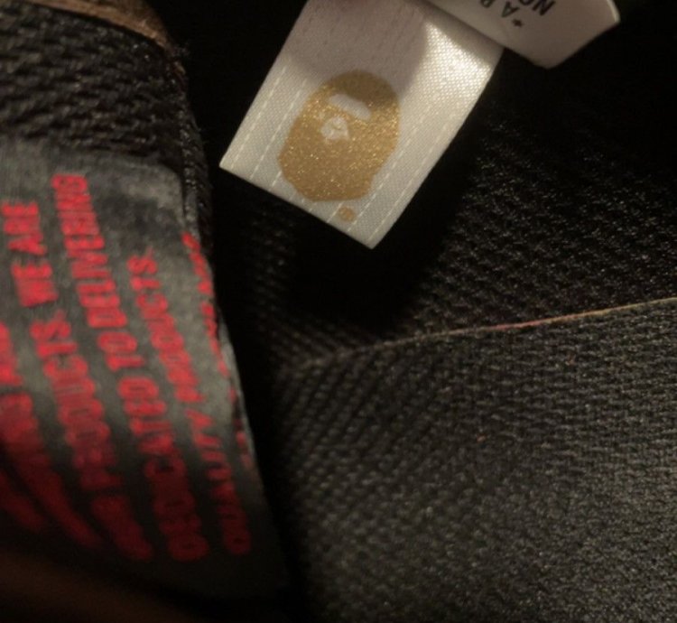 bape sk8 sta brown and red