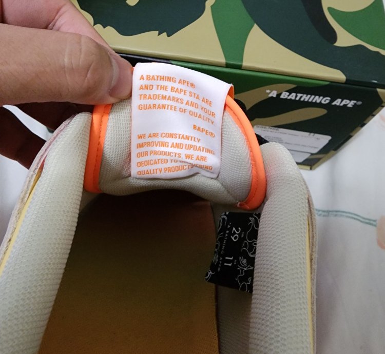 Bape Sk8 Sta M1 Orange
