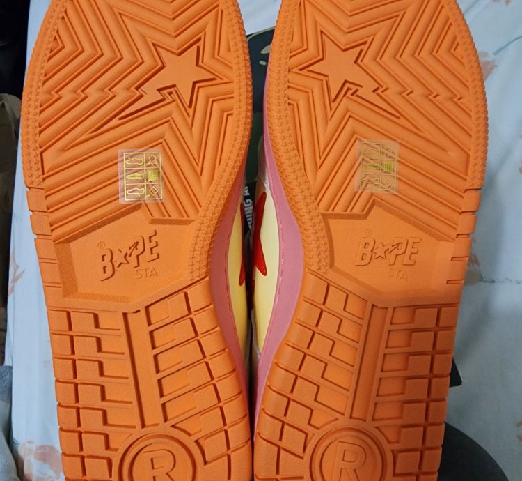 Bape Sk8 Sta M1 Orange