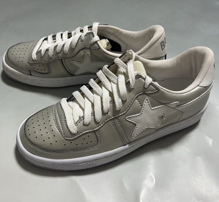 BAPE sk8 sta silver