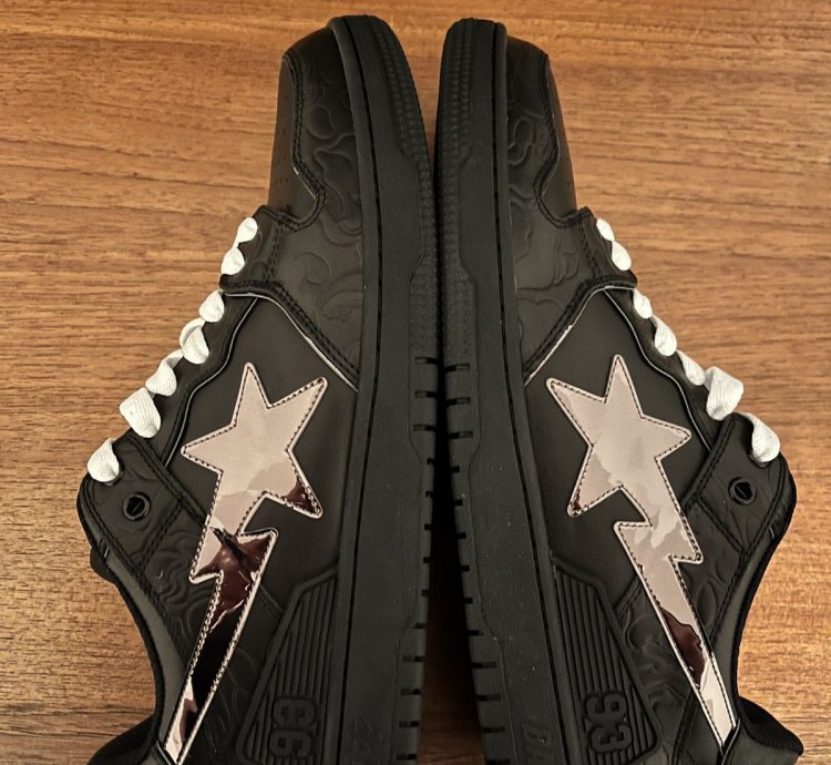 Bape Sk8sta Black Silver