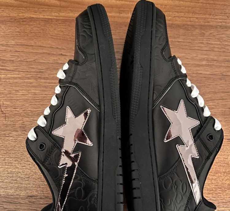 Bape Sk8sta Black Silver
