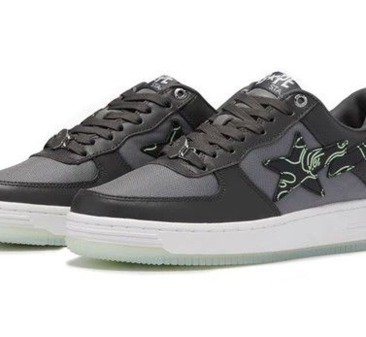 BAPE STA 1 LINE CAMO CHARCOAL SIZE 11