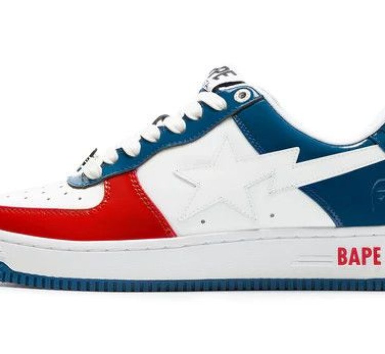 BAPE STA 1 USA FRANCE RED WHITE BLUE SIZE 11