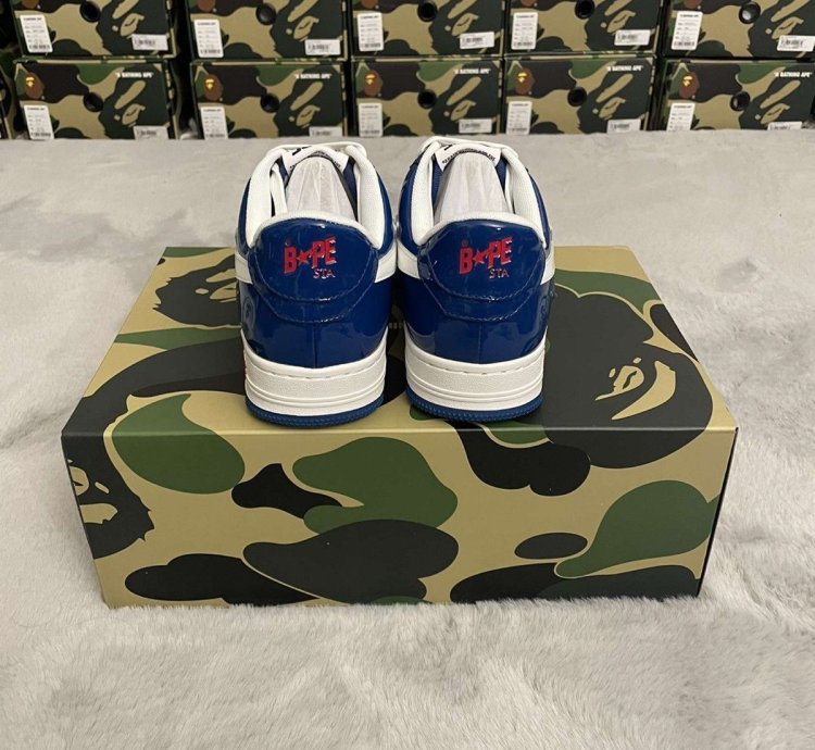 BAPE STA 1 USA FRANCE RED WHITE BLUE SIZE 13