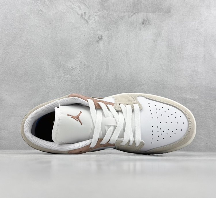 200 K version Air Jordan 1 Low Beige Brown AJ1 Joe 1 Low Top Casual Shoes HF1567
