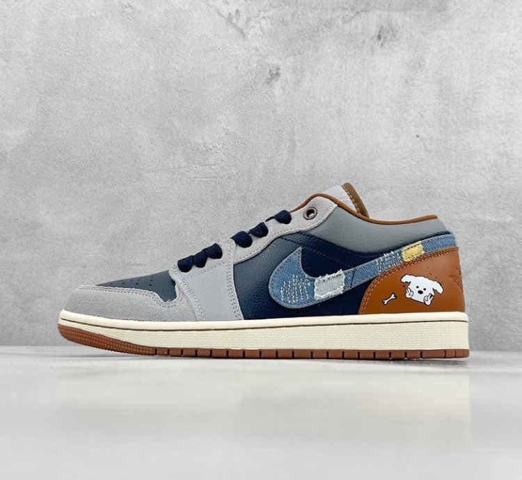 200 K Version Of Jordan Air Jordan 1 Low Biye Puppy Fz5042-041