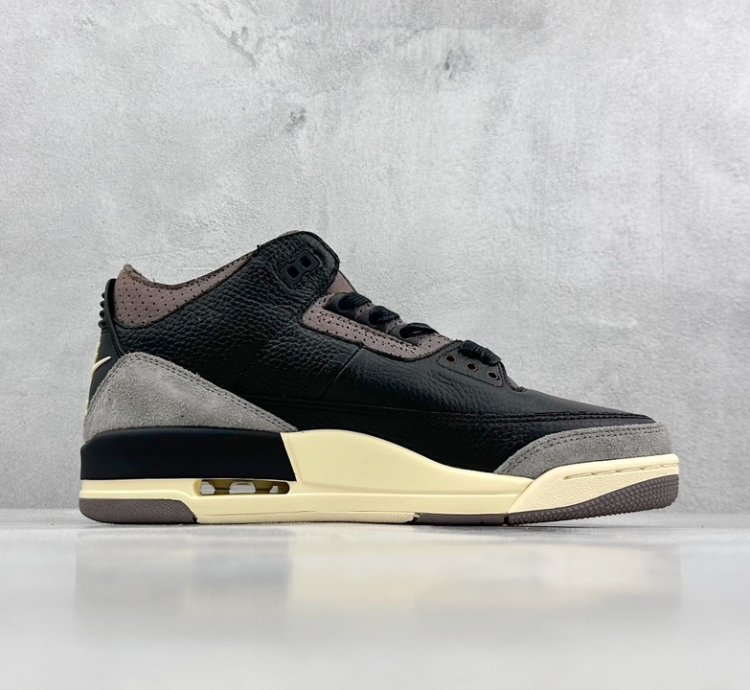 520 OG version A Ma Maniere x Jordan Air Jordan 3 black purple FZ4811-001