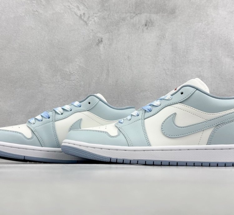 200K version of Air Jordan 1 Low Bubble Sea Salt Cool Summer AJ1 Joe 1 Low Top C