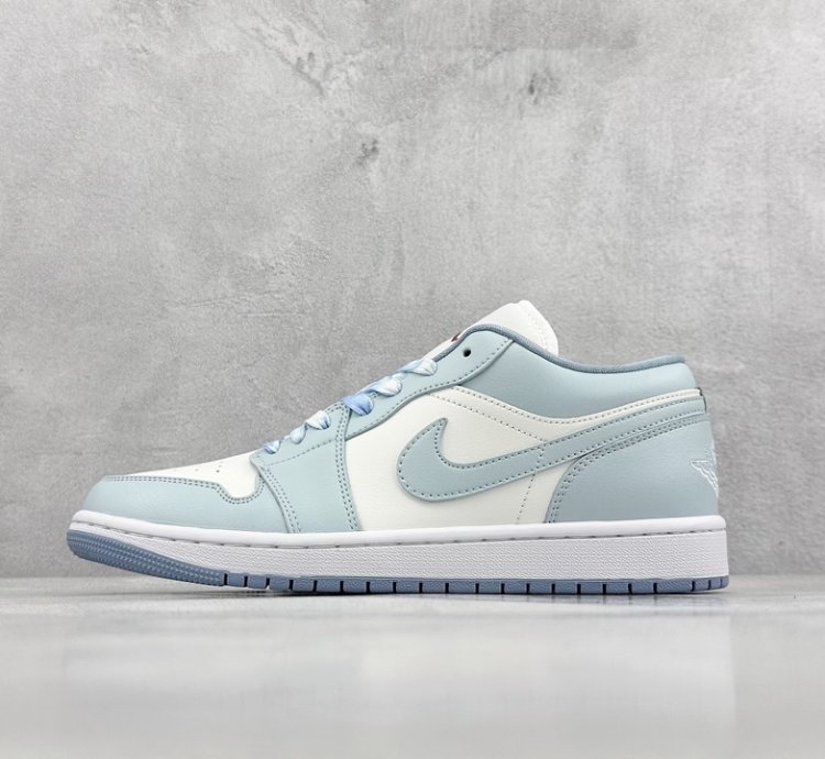 200K version of Air Jordan 1 Low Bubble Sea Salt Cool Summer AJ1 Joe 1 Low Top C