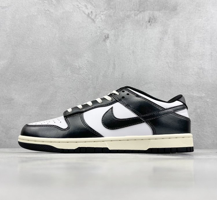 200 ST version of NIKE SB Dunk Low Prm Vintage Pande old panda FQ8899-100 -