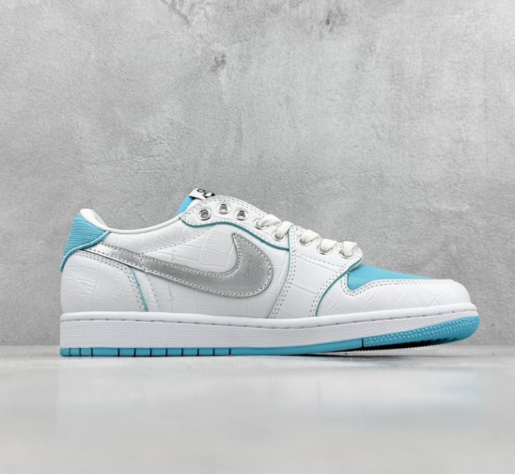 220 Travis Scott x Fragment x Air Jordan 1 Low TS joint inverted hook low-top sn
