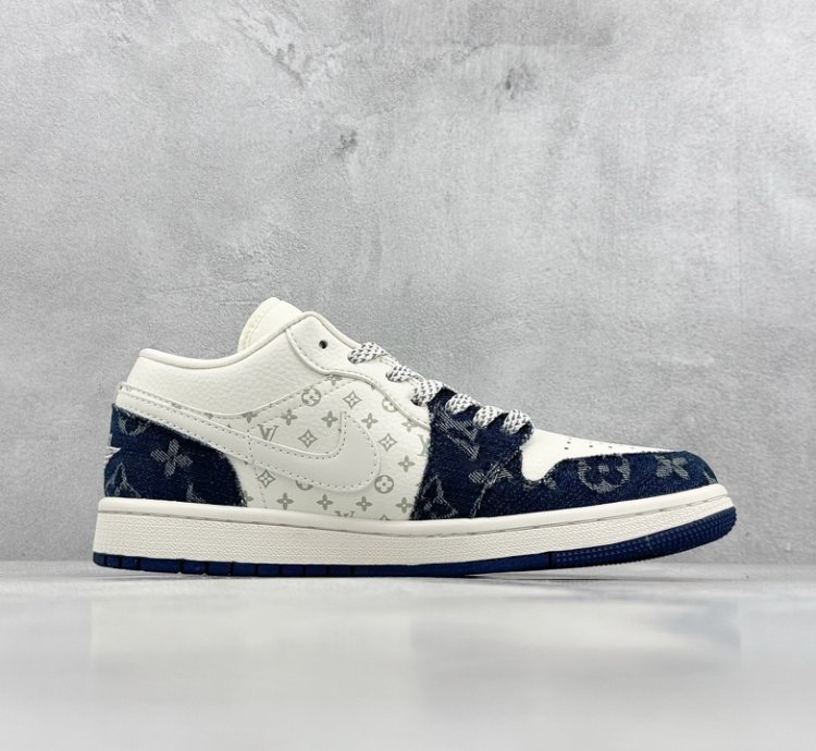 280 LV x Air Jordan 1 Low Denim Blue SJ9950-003 -