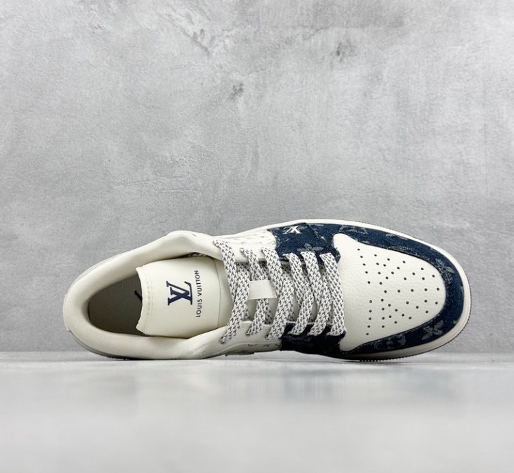 280 LV x Air Jordan 1 Low Denim Blue SJ9950-003 -