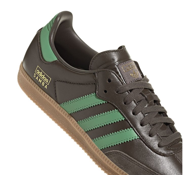 adidas Shoes Samba OG Shadow Olive Green - IG6175