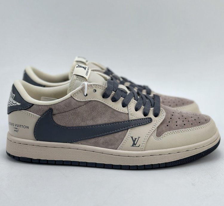 280 Travis Scott x Nike Air Jordan 1 Low x Louis Vuitton Air Jordan 1 Low revers