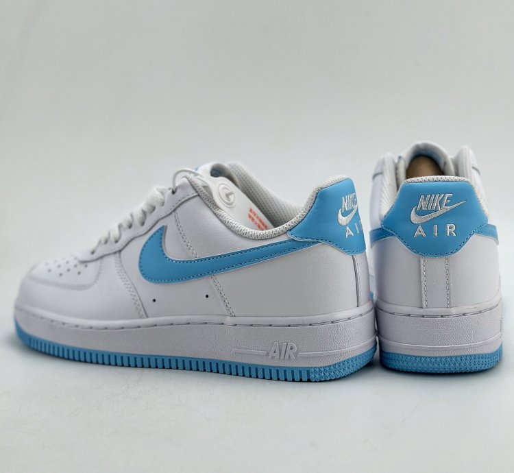 200 Nike Air Force 1 Low 07 University Blue White Blue FQ4296-100 -