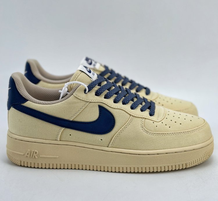 200 Nike Air Force 1 Low 07 3M canvas cream yellow 315122-109 - Putian high imit