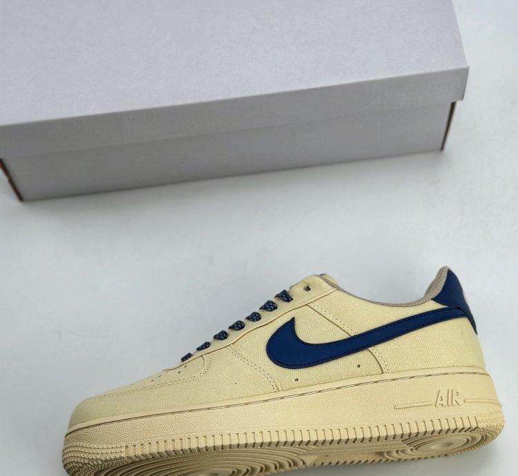 200 Nike Air Force 1 Low 07 3M canvas cream yellow 315122-109 - Putian high imit