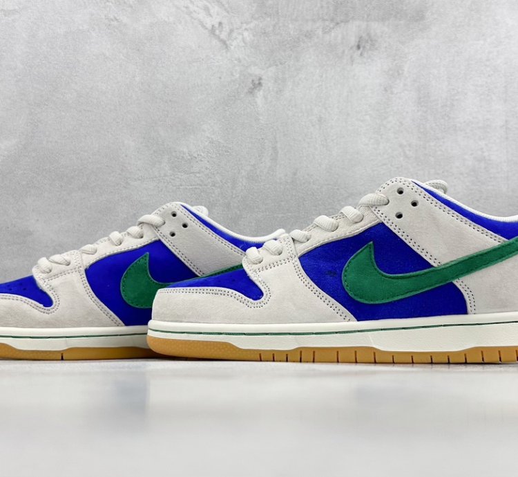 220 ST version of NIKE SB Dunk Low blue rice green HF3704-001 -