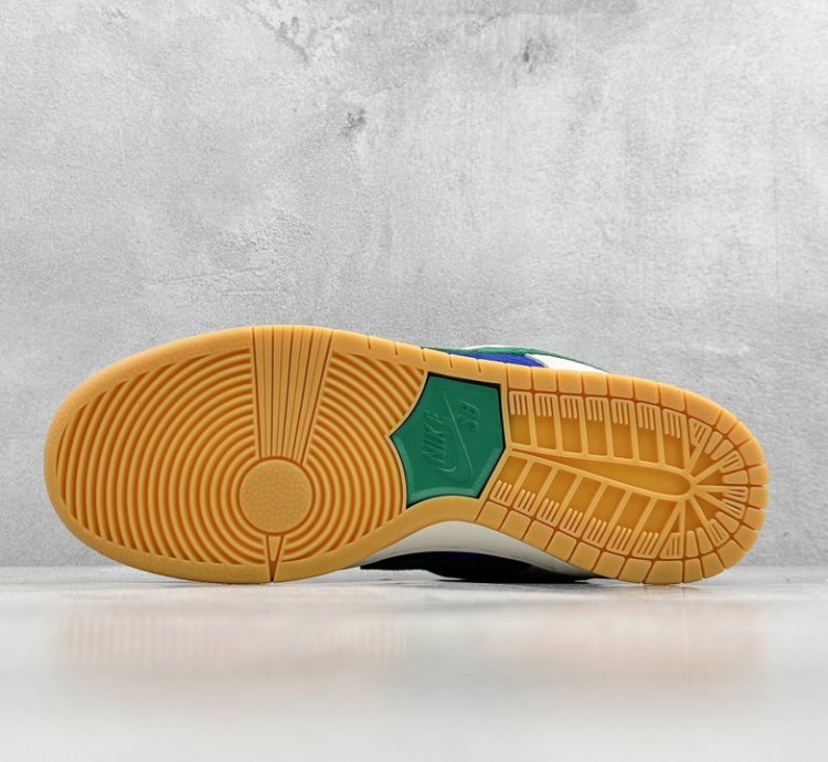 220 ST version of NIKE SB Dunk Low blue rice green HF3704-001 -