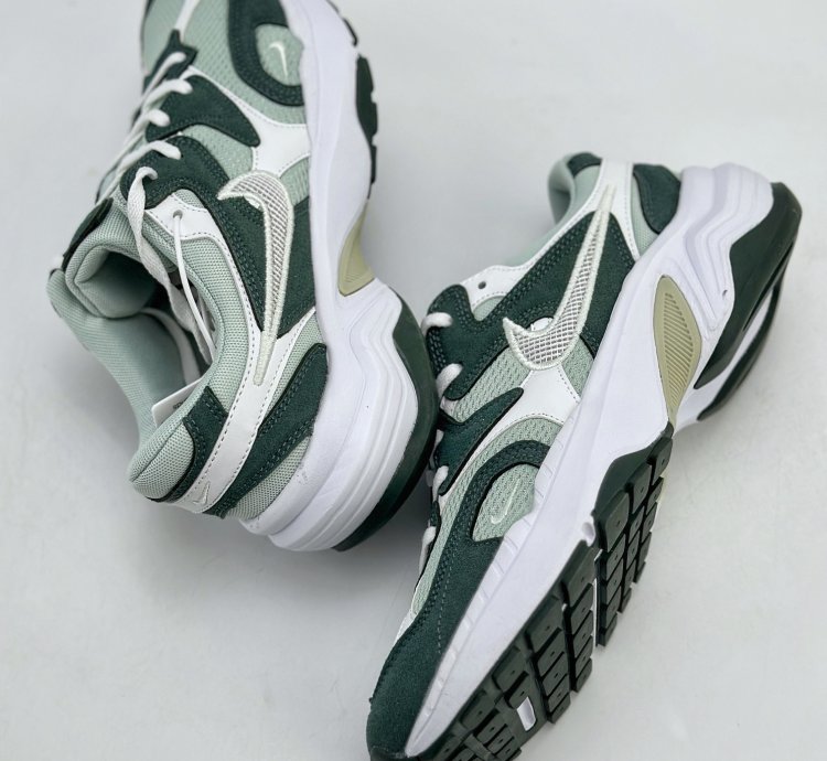 180 Nike AIR AL 8 white green comfortable versatile wear-resistant breathable lo