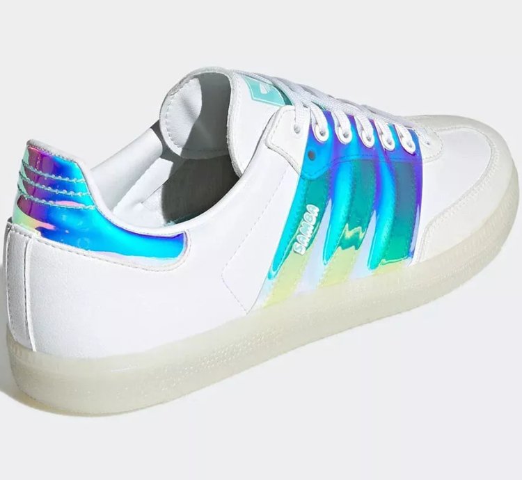 adidas Shoes Samba OG White Iridescent - GX1024