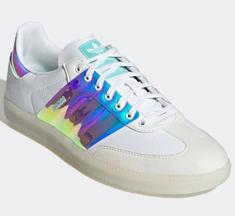 adidas Shoes Samba OG White Iridescent - GX1024