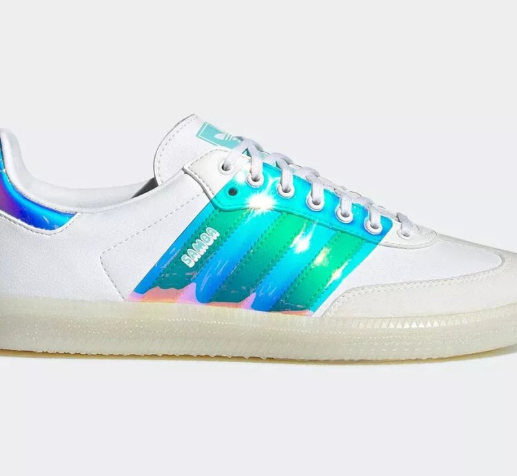 adidas Shoes Samba OG White Iridescent - GX1024