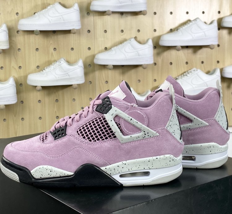 380 Nike Wmns Air Jordan 4 Retro Orchid Michael Jordan AJ4 mid-top basketball sh