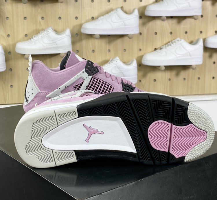 380 Nike Wmns Air Jordan 4 Retro Orchid Michael Jordan AJ4 mid-top basketball sh