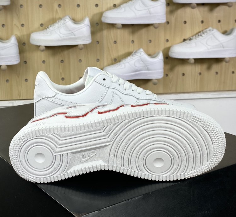 280 Cactus Plant Flea MarketCPFM x Nike Air Force 1 07 LowWhiteRed Air Force One