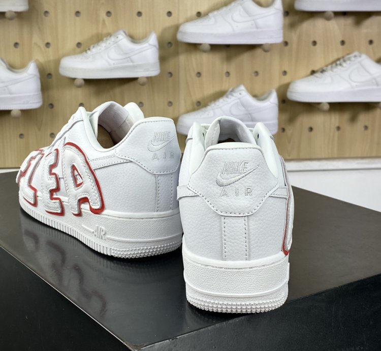 280 Cactus Plant Flea MarketCPFM x Nike Air Force 1 07 LowWhiteRed Air Force One