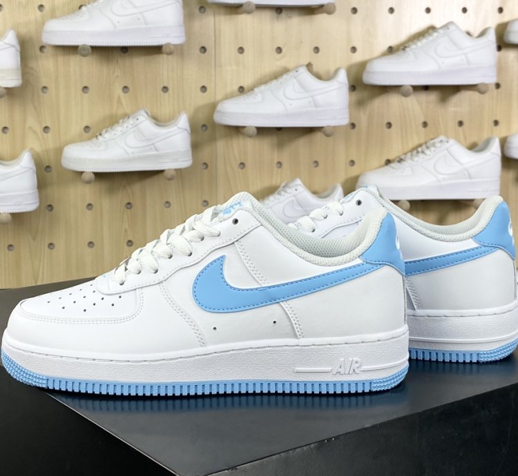 200 Nike Air Force 1'07 LowWhiteBlack Air Force One Classic Low-top Sneakers Lea