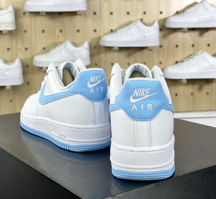 200 Nike Air Force 1'07 LowWhiteBlack Air Force One Classic Low-top Sneakers Lea