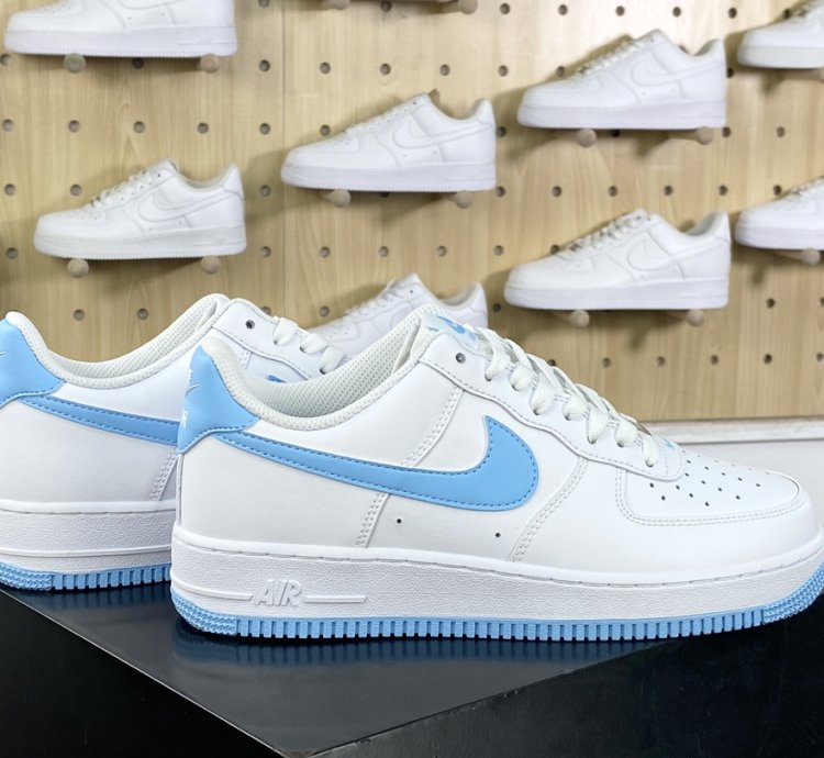200 Nike Air Force 1'07 LowWhiteBlack Air Force One Classic Low-top Sneakers Lea