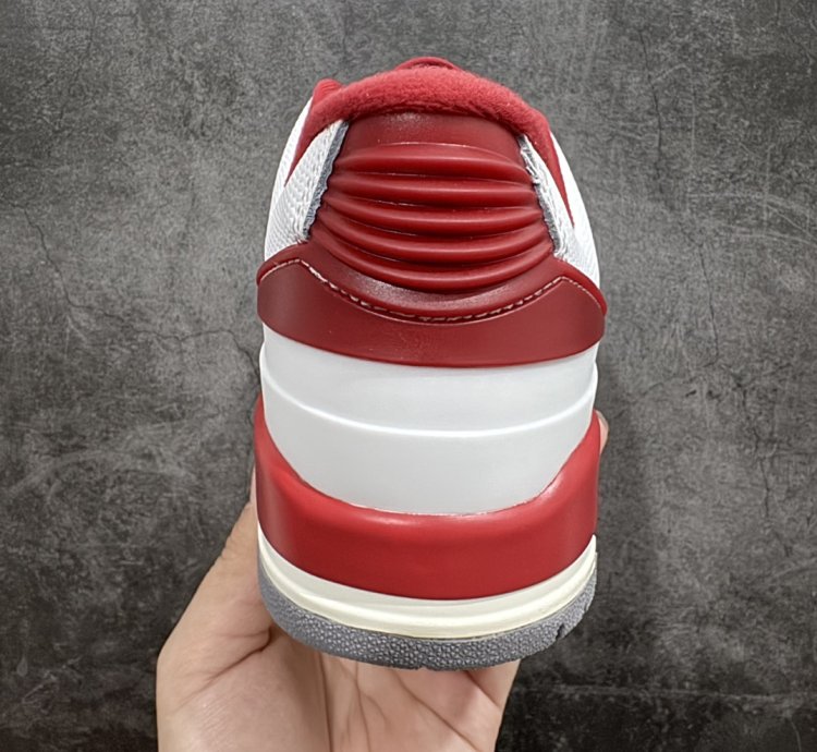 240 Air Jordan 23 Retro AJ23 Joe 23 white and red low-top basketball shoes FD038